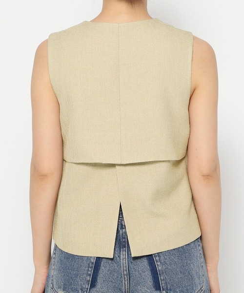 セール】コンパクトスクエアネックジレ 290392（ブルゾン