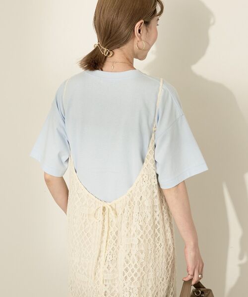 AMERICAN HOLIC(アメリカンホリック)の「SUNNY Tシャツ(Tシャツ/カットソー・レディース・杢グレー/サックスブルー/オフホワイト・L/M)」の21枚目の写真
