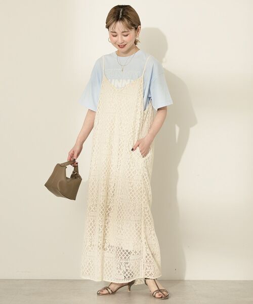 AMERICAN HOLIC(アメリカンホリック)の「SUNNY Tシャツ(Tシャツ/カットソー・レディース・杢グレー/サックスブルー/オフホワイト・L/M)」の20枚目の写真