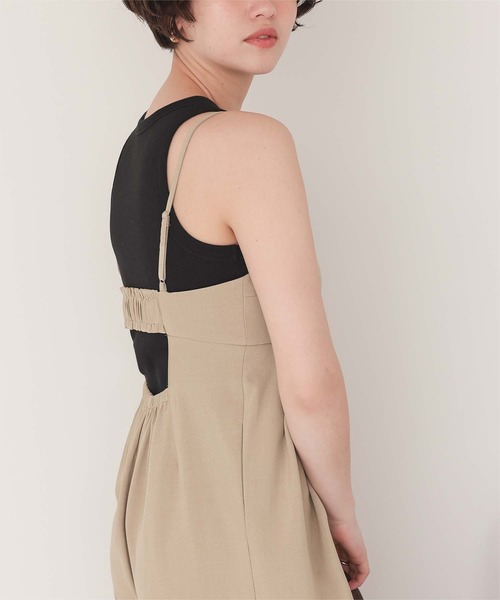 titivate（ティティベイト）の「カップ付きロゴタグアメスリタンクトップ（タンクトップ・レディース・グレー系その他/ブラック/ライトブルー/ライトピンク/オフホワイト・M）」の22枚目の写真