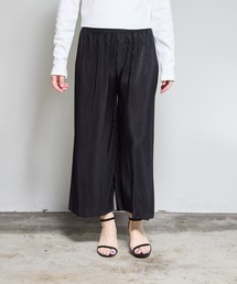 SHIZUTA（シズタ）の「SZT: プリーツワイドパンツ　シルエットのきれいなワイドパンツ　　ウェストゴム　イージーパンツ（その他パンツ）」