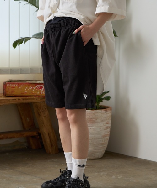 U.S. POLO ASSN.（ユーエスポロアッスン）の「U.S. POLO ASSN./ユーエスポロアッスン スウェットショーツ（スウェットパンツ・メンズ・ネイビー/オフホワイト/グレー/ブラック・M/L/LL）」の18枚目の写真