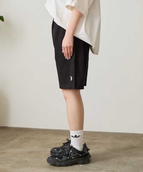 U.S. POLO ASSN.（ユーエスポロアッスン）の「U.S. POLO ASSN./ユーエスポロアッスン スウェットショーツ（スウェットパンツ・メンズ・ネイビー/オフホワイト/グレー/ブラック・M/L/LL）」の5枚目の写真