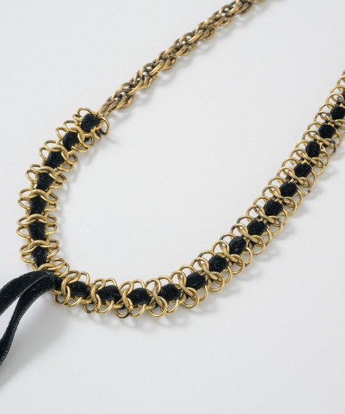 LA BELLE ETUDE（ラベルエチュード）の「vintage調チェーン×ベロアリボンネックレス（ネックレス・レディース・その他・FREE）」の10枚目の写真