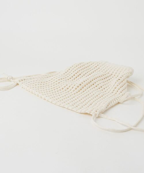 Per sist ence(パーシエンス)の「メッシュナップザック(バックパック/リュック・レディース・ブラック/ホワイト・ONE SIZE)」の3枚目の写真