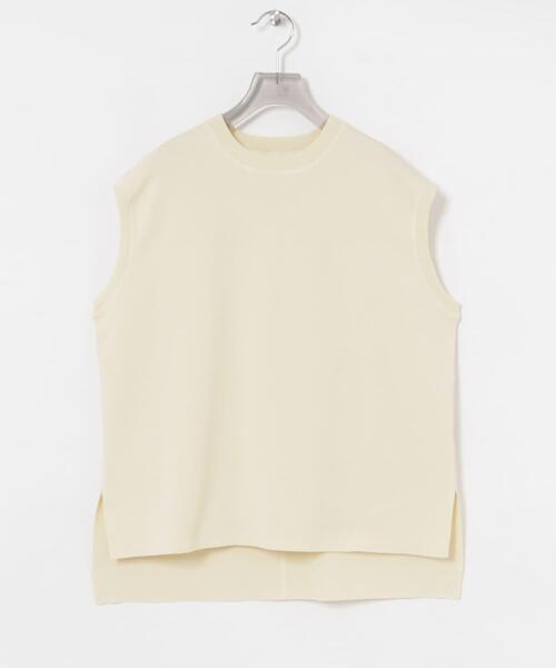 URBAN RESEARCH(アーバンリサーチ)の「フレンチスリーブチュニックニット(ベスト・レディース・アイボリー/ブラック・FREE)」の10枚目の写真