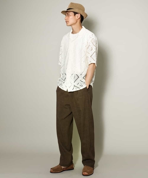 a.v.v（アーヴェヴェ）の「サマーサーモハット（ハット・メンズ・ブラック/ベージュ・46）」の14枚目の写真