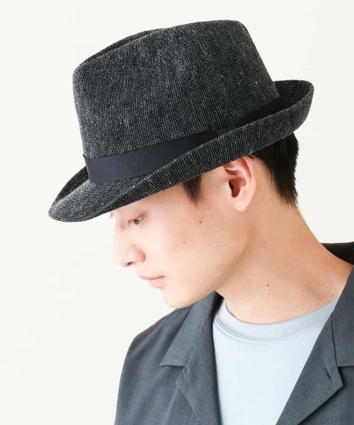 a.v.v（アーヴェヴェ）の「サマーサーモハット（ハット・メンズ・ブラック/ベージュ・46）」の6枚目の写真