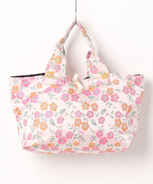 Liaa/花柄 リボン柄 ミニトートバッグ A18236（トートバッグ