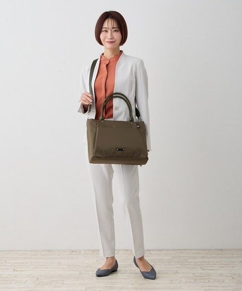 ROOTOTE(ルートート)の「ROOTOTE ルートートLT.A4W.アンサンブル-A(トートバッグ・レディース・ブラック/カーキ/ネイビー/ベージュ・FREE)」の6枚目の写真