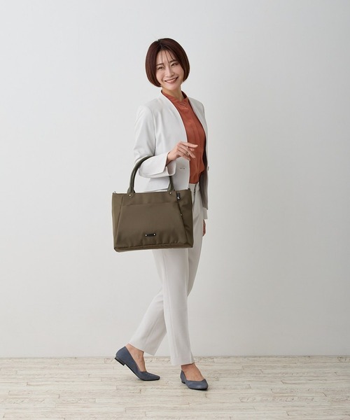 ROOTOTE(ルートート)の「ROOTOTE ルートートLT.A4W.アンサンブル-A(トートバッグ・レディース・ブラック/カーキ/ネイビー/ベージュ・FREE)」の9枚目の写真