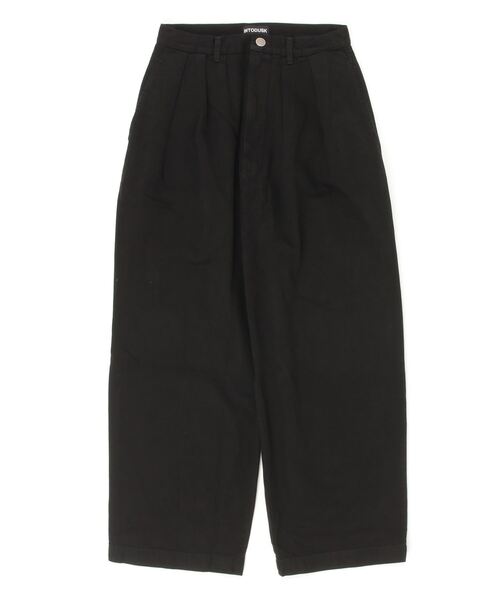2AM(ツーエイエム)の「INTODUSK / SKEWED DENIM PANTS(デニムパンツ・メンズ・ブラック・SMALL/MEDIUM/LARGE)」の1枚目の写真