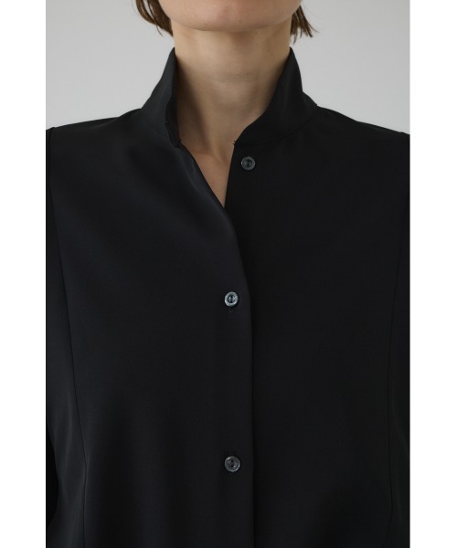 RIM.ARK(リムアーク)の「Stand collar volume blouse スタンドカラーボリュームブラウス(シャツ/ブラウス・レディース・グレー/ライトブラウン/ブラック・FREE)」の11枚目の写真