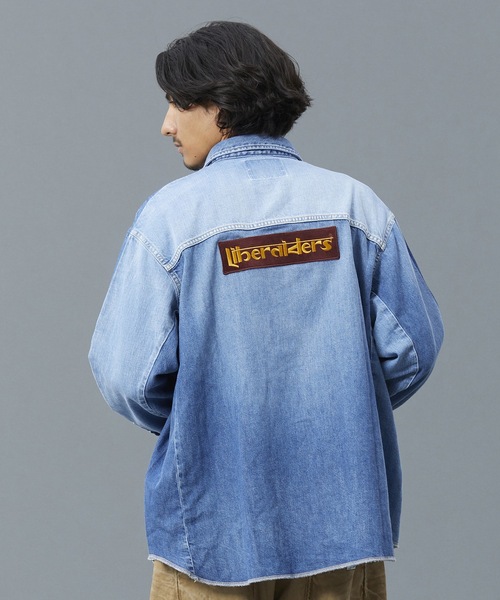 ブラウス シャツ Liberaiders/リベレイダース REMAKE DENIM SHIRT デニムシャツ レディース セール】Liberaiders/リベレイダース REMAKE DENIM SHIRT デニム