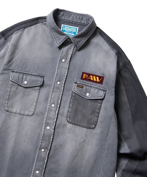 セール】Liberaiders/リベレイダース REMAKE DENIM SHIRT デニム