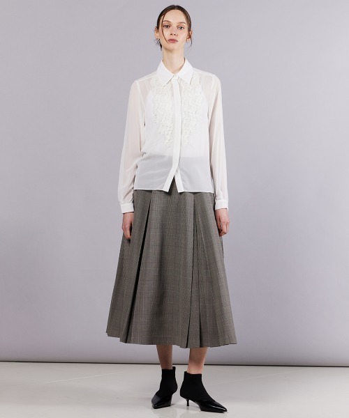 Sov.（ソブ）の「フリルシフォンブラウス（シャツ/ブラウス）」 - WEAR