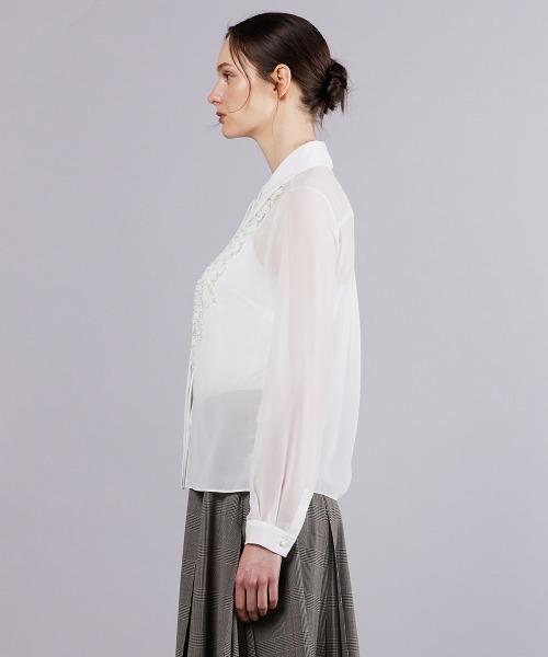 Sov.（ソブ）の「フリルシフォンブラウス（シャツ/ブラウス）」 - WEAR