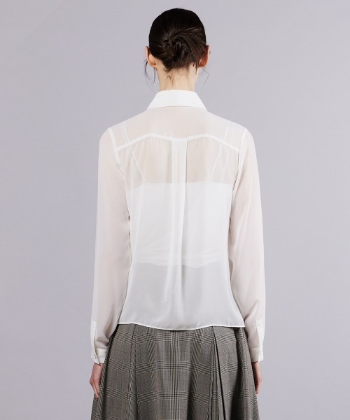 Sov.（ソブ）の「フリルシフォンブラウス（シャツ/ブラウス）」 - WEAR