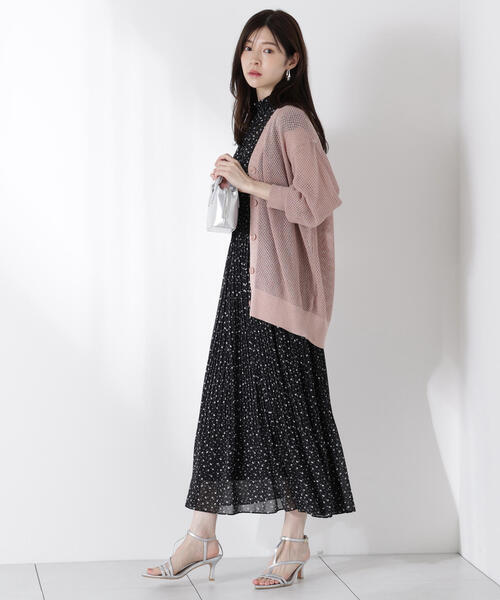 PROPORTION BODY DRESSING（プロポーションボディドレッシング）の「シフォンプリーツワンピース / 1215240700（ワンピース・レディース・ブラック/ブルー・SMALL/MEDIUM/P/S）」の10枚目の写真