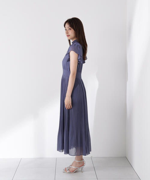 PROPORTION BODY DRESSING（プロポーションボディドレッシング）の「シフォンプリーツワンピース / 1215240700（ワンピース・レディース・ブラック/ブルー・SMALL/MEDIUM/P/S）」の20枚目の写真