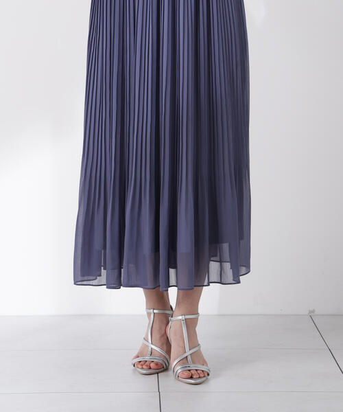 PROPORTION BODY DRESSING（プロポーションボディドレッシング）の「シフォンプリーツワンピース / 1215240700（ワンピース・レディース・ブラック/ブルー・SMALL/MEDIUM/P/S）」の22枚目の写真