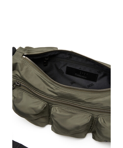 DIESEL（ディーゼル）の「メンズ クロスボディバッグ MULTI-PKTS  X（ボディバッグ/ウエストポーチ・メンズ・カーキ/ブラック・FREE）」の9枚目の写真