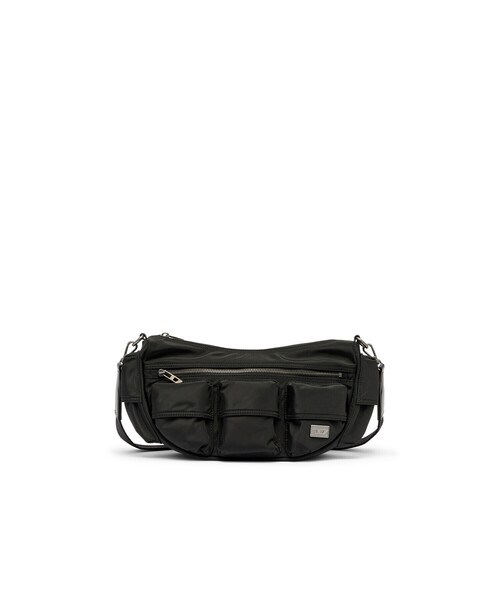 DIESEL（ディーゼル）の「メンズ クロスボディバッグ MULTI-PKTS  X（ボディバッグ/ウエストポーチ・メンズ・カーキ/ブラック・FREE）」の4枚目の写真
