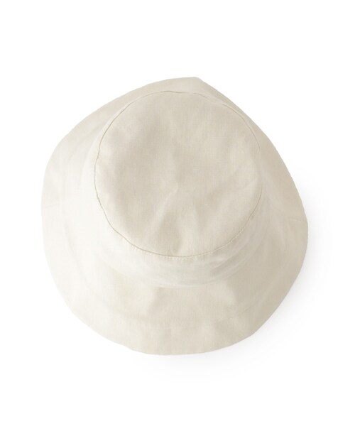 grove（グローブ）の「綿麻混カサブランカワイドブリムハット【UVカット・サイズ調整】（ハット・レディース・グレー/ブラック/アイボリー・00）」の6枚目の写真