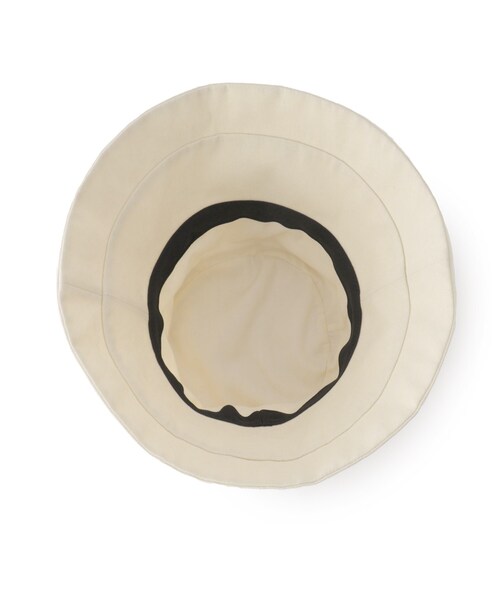 grove（グローブ）の「綿麻混カサブランカワイドブリムハット【UVカット・サイズ調整】（ハット・レディース・グレー/ブラック/アイボリー・00）」の7枚目の写真