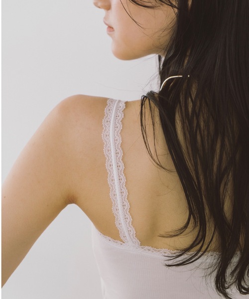 DRWCYS（ドロシーズ）の「カップインレーストリムキャミソール（キャミソール・レディース・ホワイト/その他/グレー・FREE）」の7枚目の写真