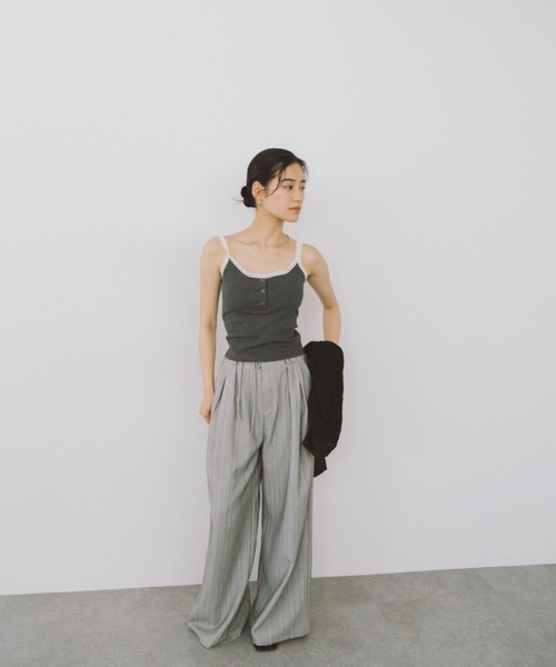 シアートリムキャミソール シアートリムタンクトップ | N. Natural Beauty Basic*（エヌ