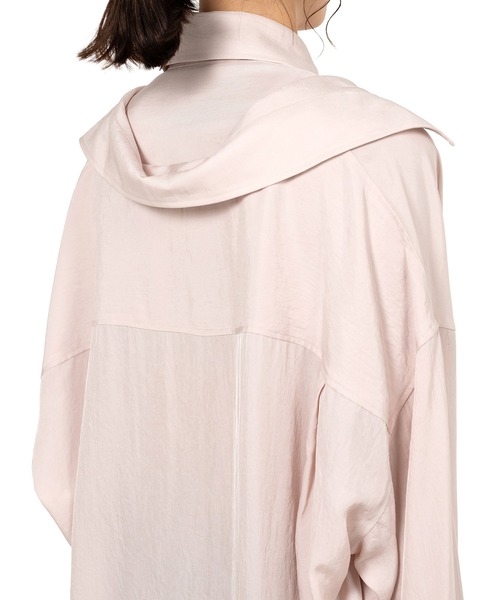 Maison MIHARA YASUHIRO(メゾンミハラヤスヒロ)の「Double Layered Shirt(シャツ/ブラウス・レディース・ピンク/ブラック/アイボリー・36/38)」の19枚目の写真