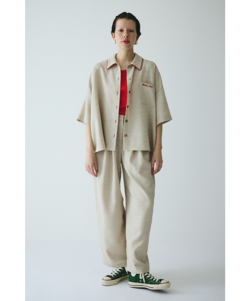 HeRIN.CYE(ヘリンドットサイ)の「Week end shirt ウィークエンドシャツ(シャツ/ブラウス・レディース・ブラック/ベージュ/ブラウン・FREE)」の4枚目の写真