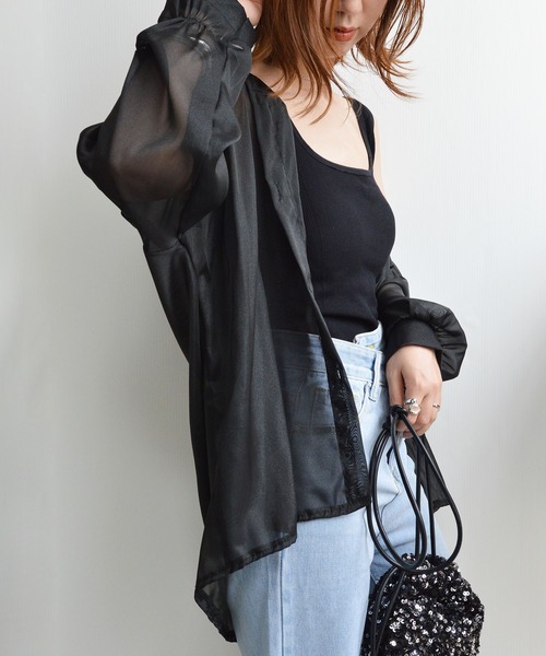 styiro(スタイロ)の「カップ付きリブタンクトップ 夏インナー レイヤード 韓国ファッション カジュアル 美シルエット シーズンレス フェス アウトドア(タンクトップ・レディース・ブラック/ホワイト/グレー・FREE)」の12枚目の写真