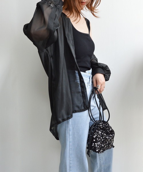 styiro(スタイロ)の「カップ付きリブタンクトップ 夏インナー レイヤード 韓国ファッション カジュアル 美シルエット シーズンレス フェス アウトドア(タンクトップ・レディース・ブラック/ホワイト/グレー・FREE)」の19枚目の写真
