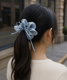 M2SUQARED（エムツースクエア）の「【M2SUQARED/エムツースクエア】シアーパールリボンシュシュ（シュシュ）」