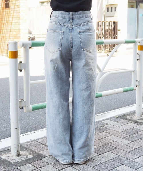 レイヤードレースダメージデニムパンツ レイヤードレースダメージデニムパンツ – ANDOR ONLINE