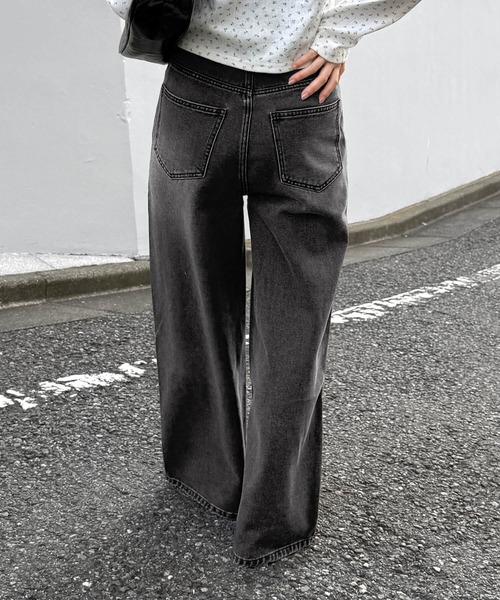 tiptop(ティップトップ)の「レースダメージデニムパンツ(デニムパンツ・レディース・サックスブルー/ブラック・M/S)」の19枚目の写真