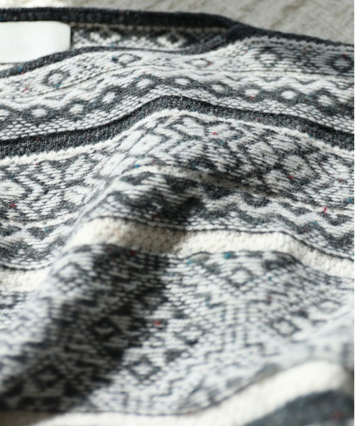 WALANCE(ワランス)の「wool jacquard boatneck top(ニット/セーター・レディース・チャコール・FREE)」の17枚目の写真