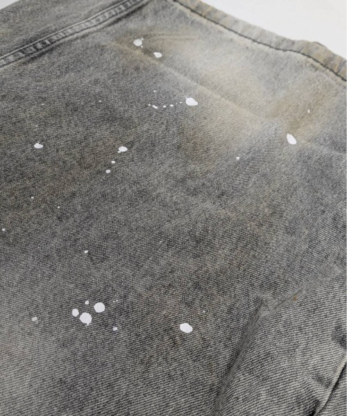 ARULE(アルール)の「A'GEM/9 × .kom 『ARULE/アルール』ペイントバルーンデニムパンツ(デニムパンツ・メンズ・グレー・LARGE/SMALL)」の11枚目の写真