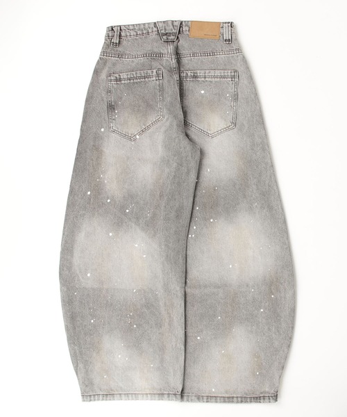 ARULE（アルール）の「A'GEM/9 × .kom 『ARULE/アルール』ペイントバルーンデニムパンツ（デニムパンツ・メンズ・グレー・LARGE/SMALL/M）」の18枚目の写真