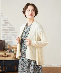 Jocomomola（ホコモモラ）の「【接触冷感】シアートッパーカーディガン（カーディガン/ボレロ）」