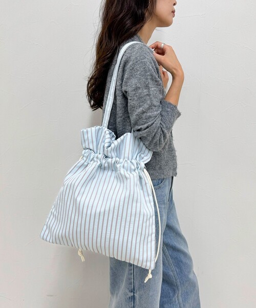 fredy emue（フレディエミュ）の「サッカーアウトポケットトートバッグ（トートバッグ・レディース・ホワイト系その他/ブラック系その他/ピンク系その他/ブラウン系その他/ブルー系その他/オレンジ系その他・FREE）」の4枚目の写真