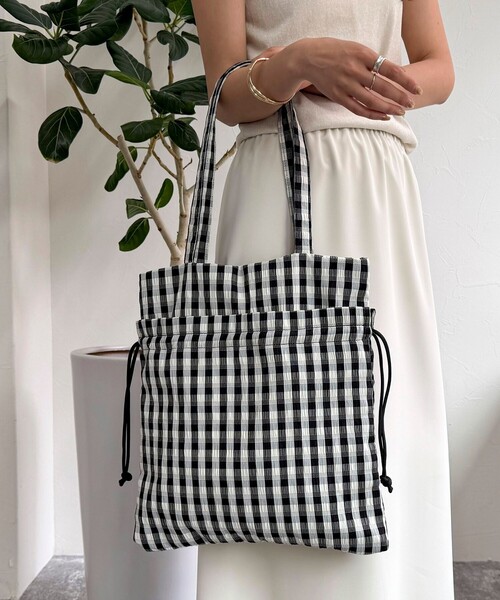 fredy emue（フレディエミュ）の「サッカーアウトポケットトートバッグ（トートバッグ・レディース・ホワイト系その他/ブラック系その他/ピンク系その他/ブラウン系その他/ブルー系その他/オレンジ系その他・FREE）」の10枚目の写真