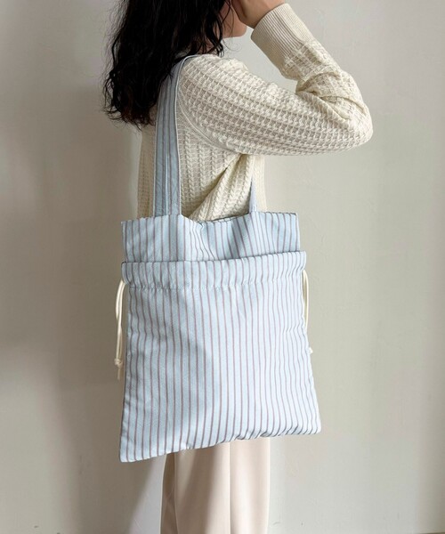 fredy emue（フレディエミュ）の「サッカーアウトポケットトートバッグ（トートバッグ・レディース・ホワイト系その他/ブラック系その他/ピンク系その他/ブラウン系その他/ブルー系その他/オレンジ系その他・FREE）」の22枚目の写真