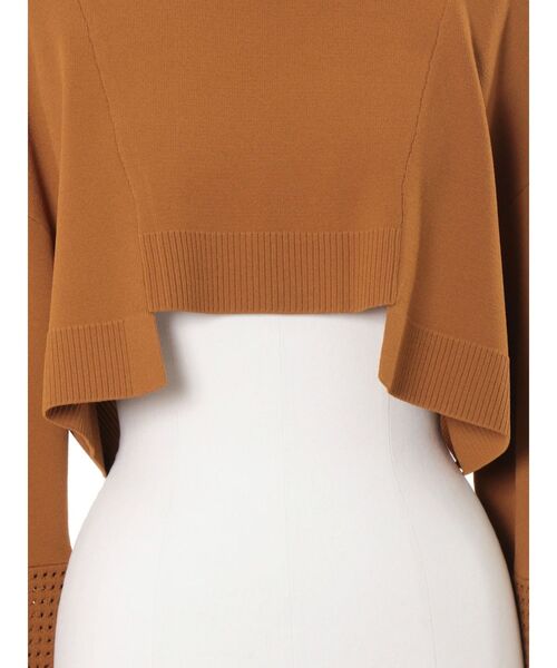 UN3D.(アンスリード)の「2WAY BOLERO MESH TOP / 2WAYボレロメッシュトップ(ニット/セーター・レディース・グレー/ブラック/キャメル・36/38)」の17枚目の写真