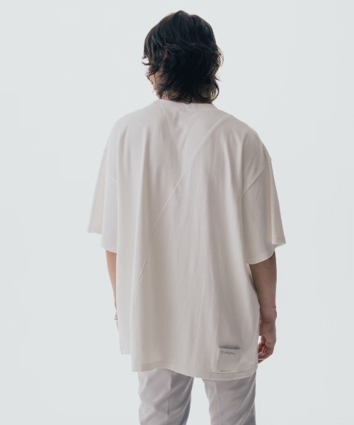 ROYAL FLASH（ロイヤルフラッシュ）の「Maison ULA/メゾン ウラ/切り替えプリントTシャツ（Tシャツ/カットソー・メンズ・ブラック/ホワイト・2/1）」の9枚目の写真