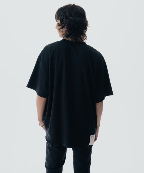 ROYAL FLASH（ロイヤルフラッシュ）の「Maison ULA/メゾン ウラ/切り替えプリントTシャツ（Tシャツ/カットソー・メンズ・ブラック/ホワイト・2/1）」の12枚目の写真