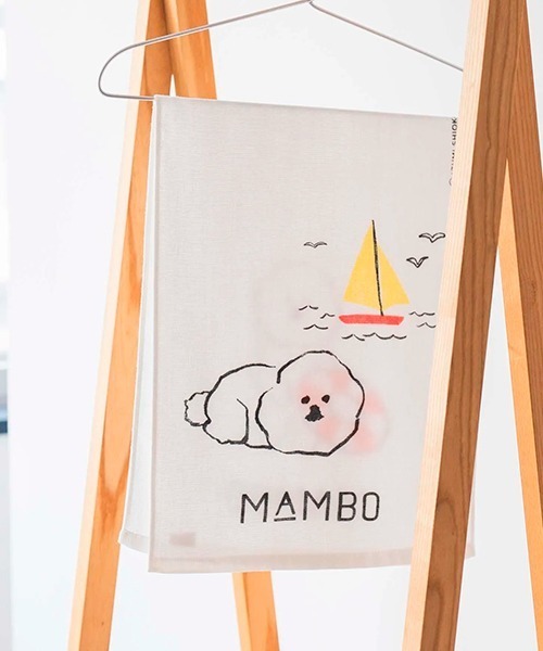 MAMBO（マンボ）の「MAMBO フェイスタオル / ヨット（タオル・レディース・ホワイト・ONE SIZE）」の7枚目の写真