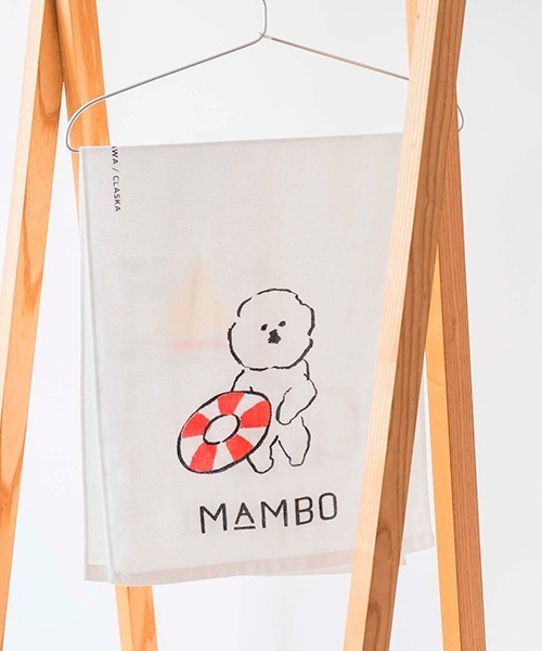 MAMBO（マンボ）の「MAMBO フェイスタオル / ヨット（タオル・レディース・ホワイト・ONE SIZE）」の8枚目の写真